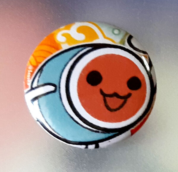 Badge Arcade - Taiko no Tatsujin (Don Chan bleu à tambour rouge)