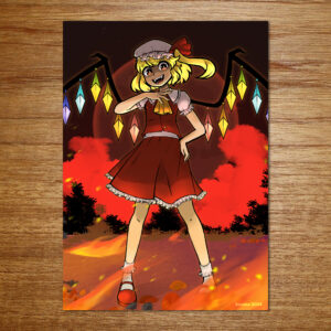 Carte postale Flandre Scarlet (Touhou)