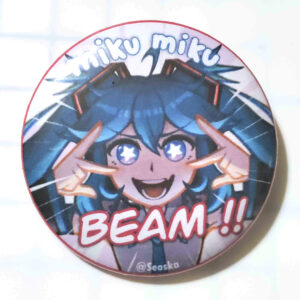 Badge Miku Miku Beam