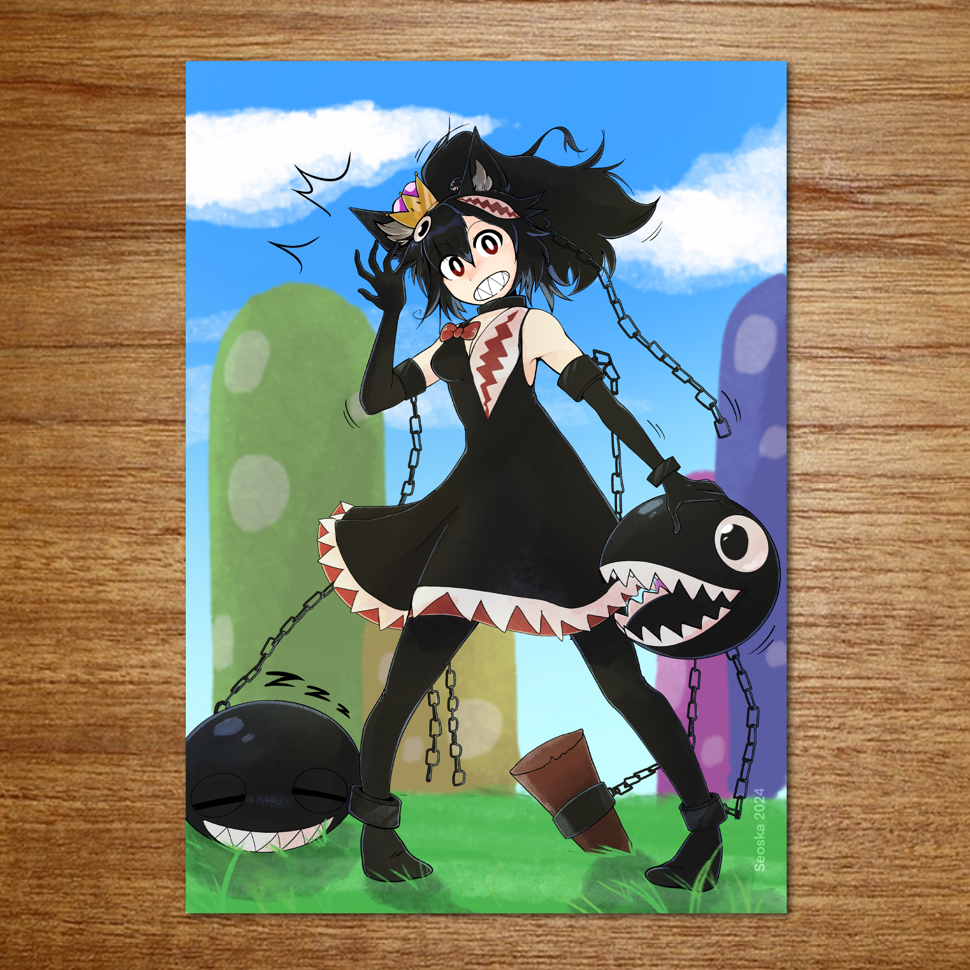 Carte postale Chompette